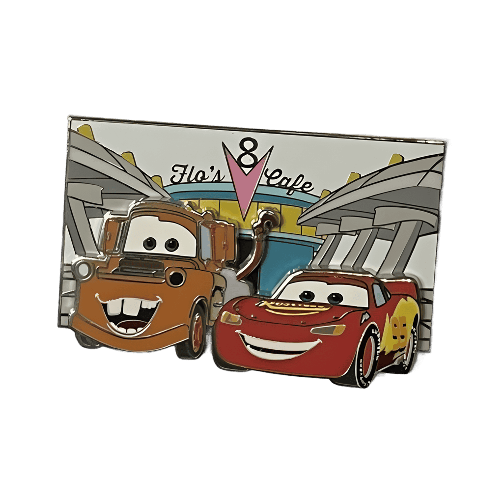 Cars 15th Anniversary - Lightning McQueen and Tow Mater Disney pin