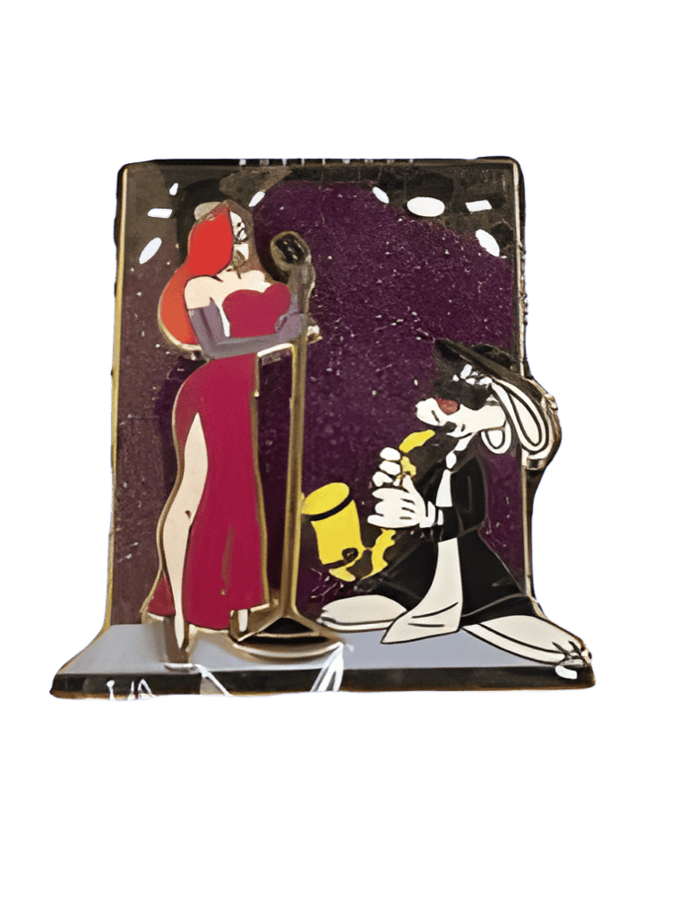 Jessica and Roger Rabbit in a band Disney pin