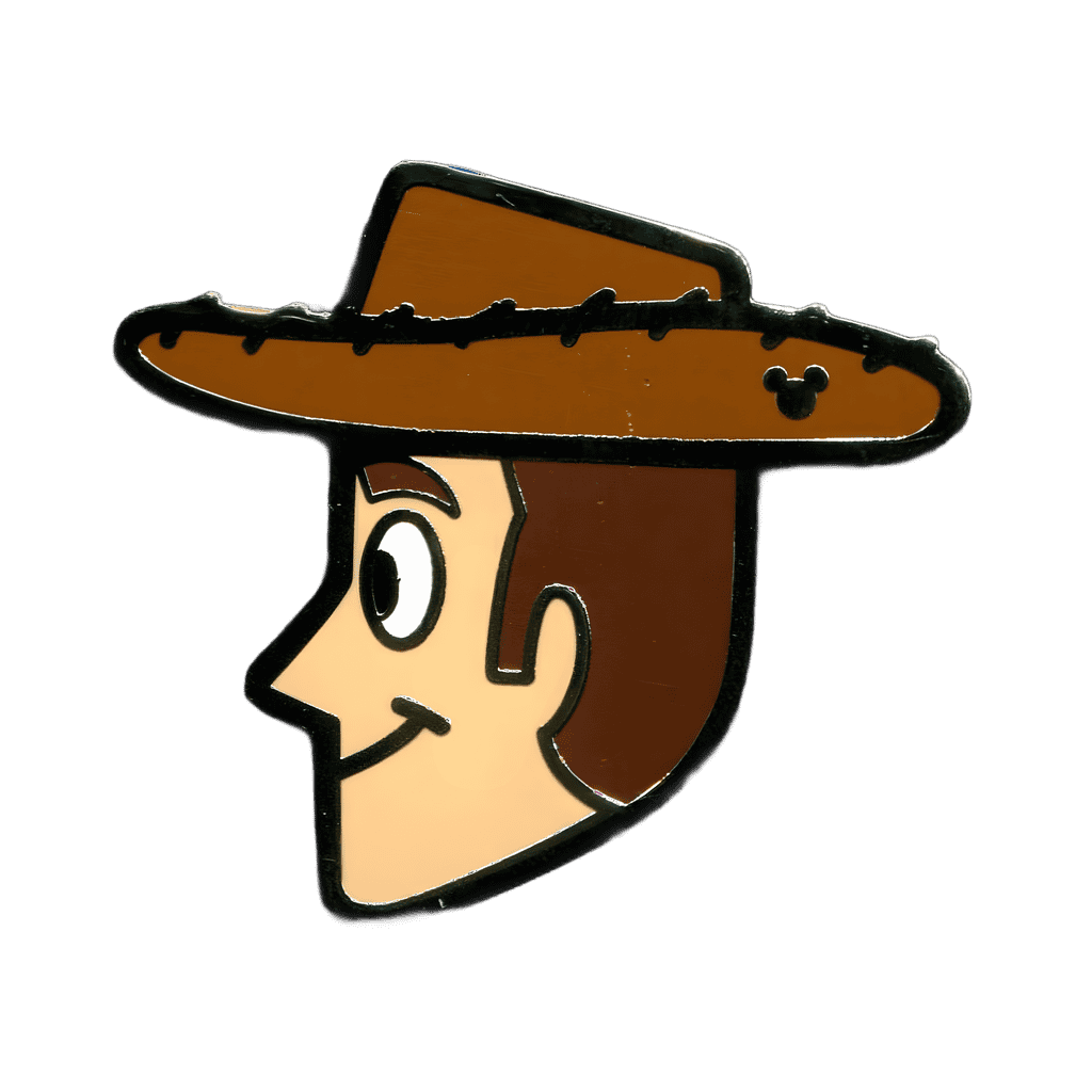 Woody in Profile Disney pin