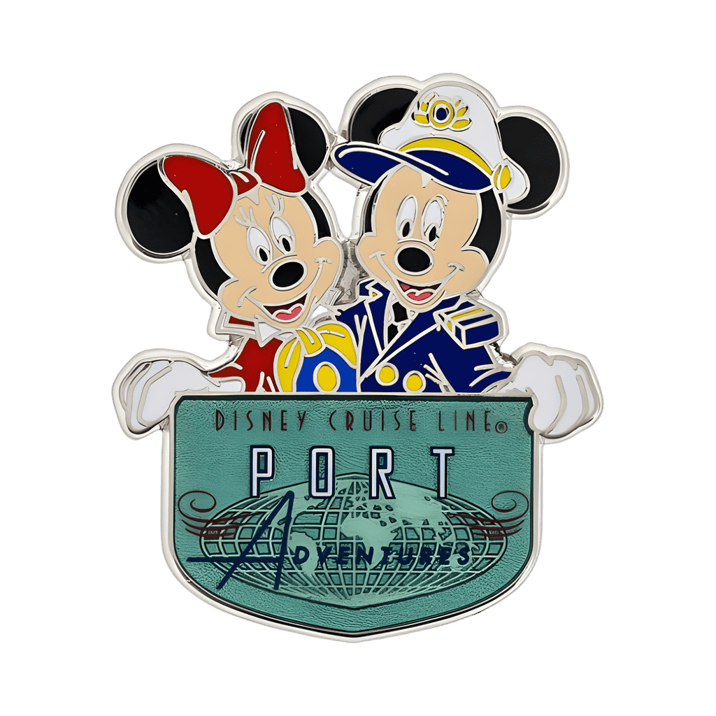 Captain Mickey and Cruise Director Minnie Disney pin