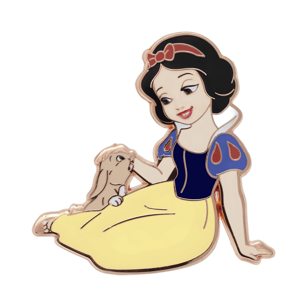 Snow White with rabbit Disney pin