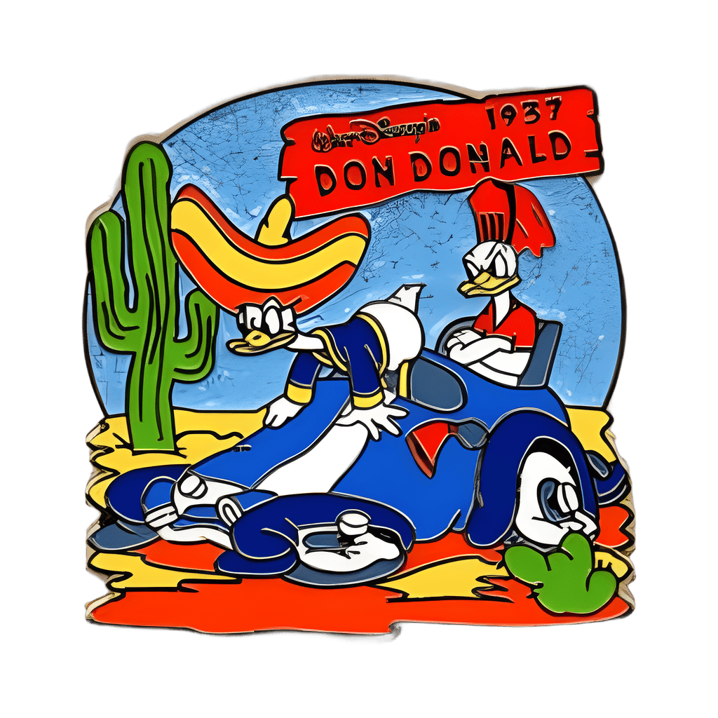 1937 - Melting Car Disney pin