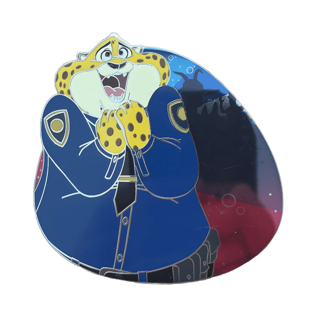 Zootopia 10th Anniversary Benjamin Clawhauser Disney pin