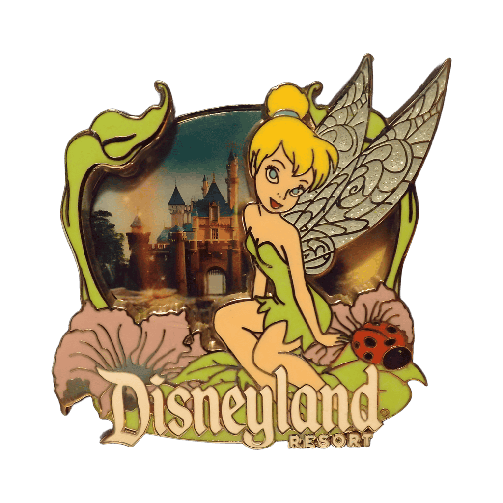 Tinker Bell with Sleeping Beauty Castle Disney pin