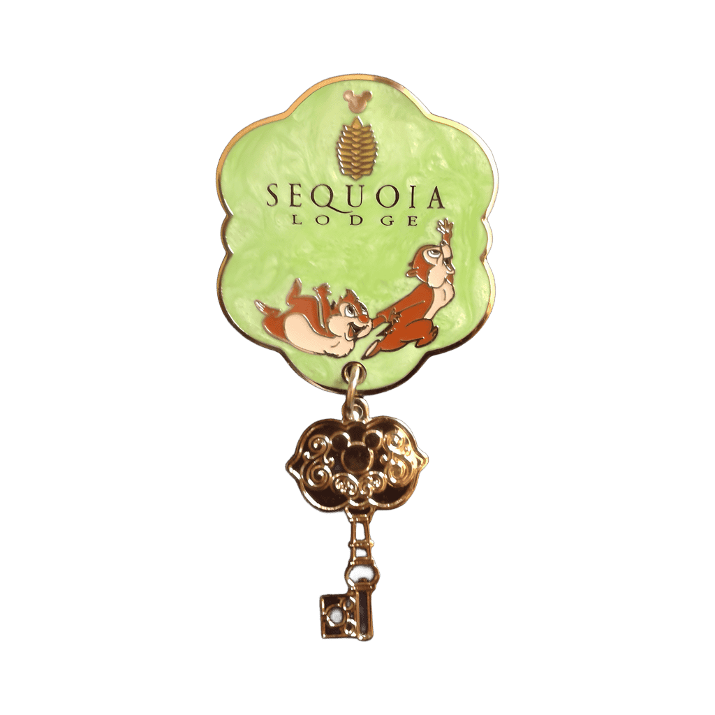 Chip and Dale Sequoia Lodge Disney pin