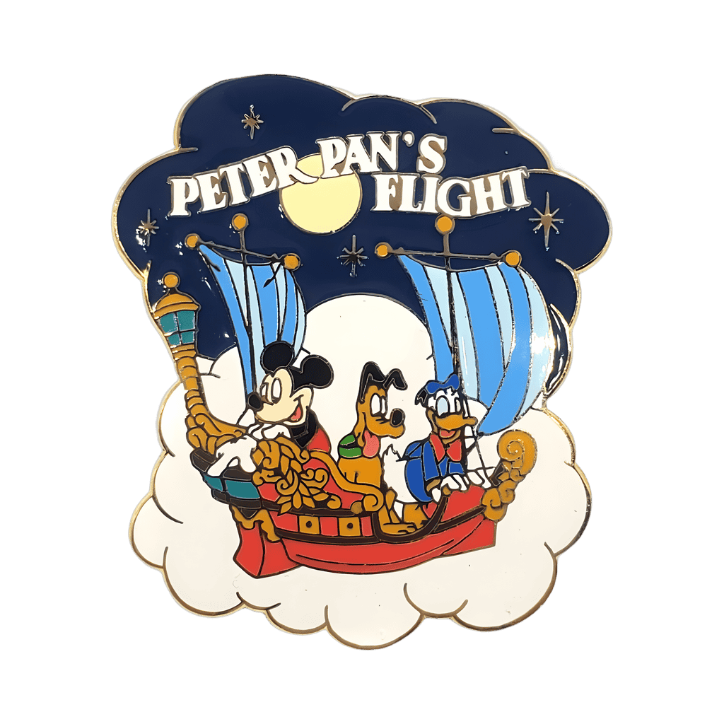 Peter Pan's Flight - Mickey, Pluto and Donald Disney pin