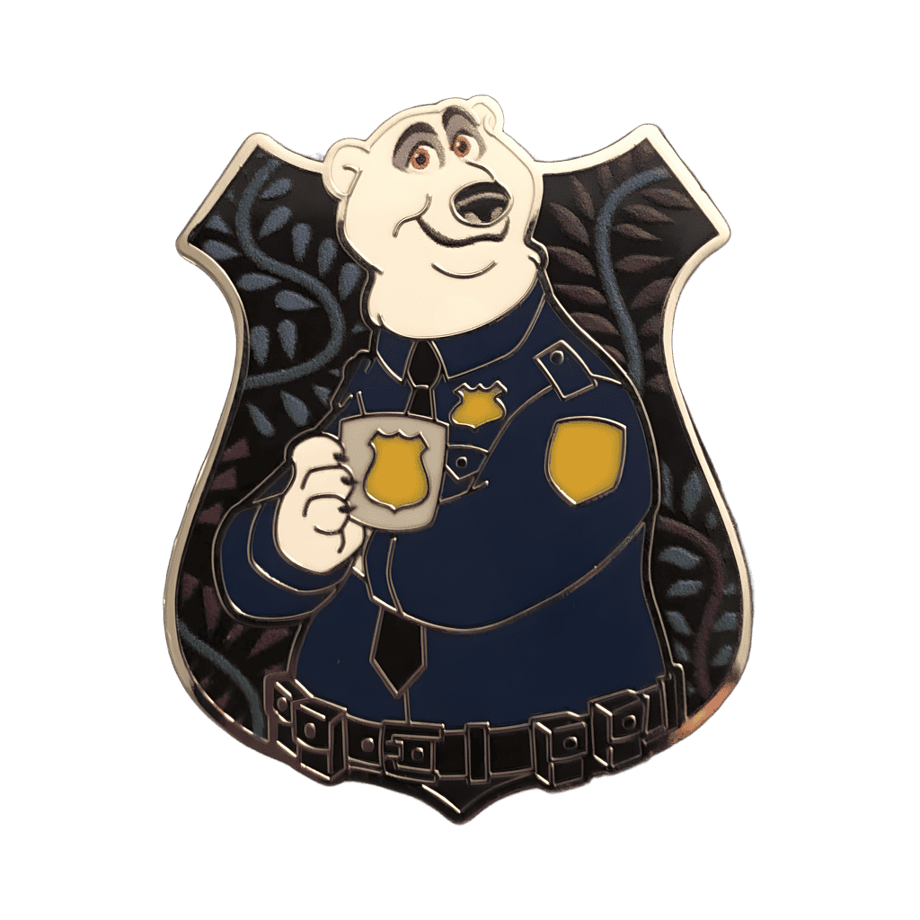 Polar bear Disney pin