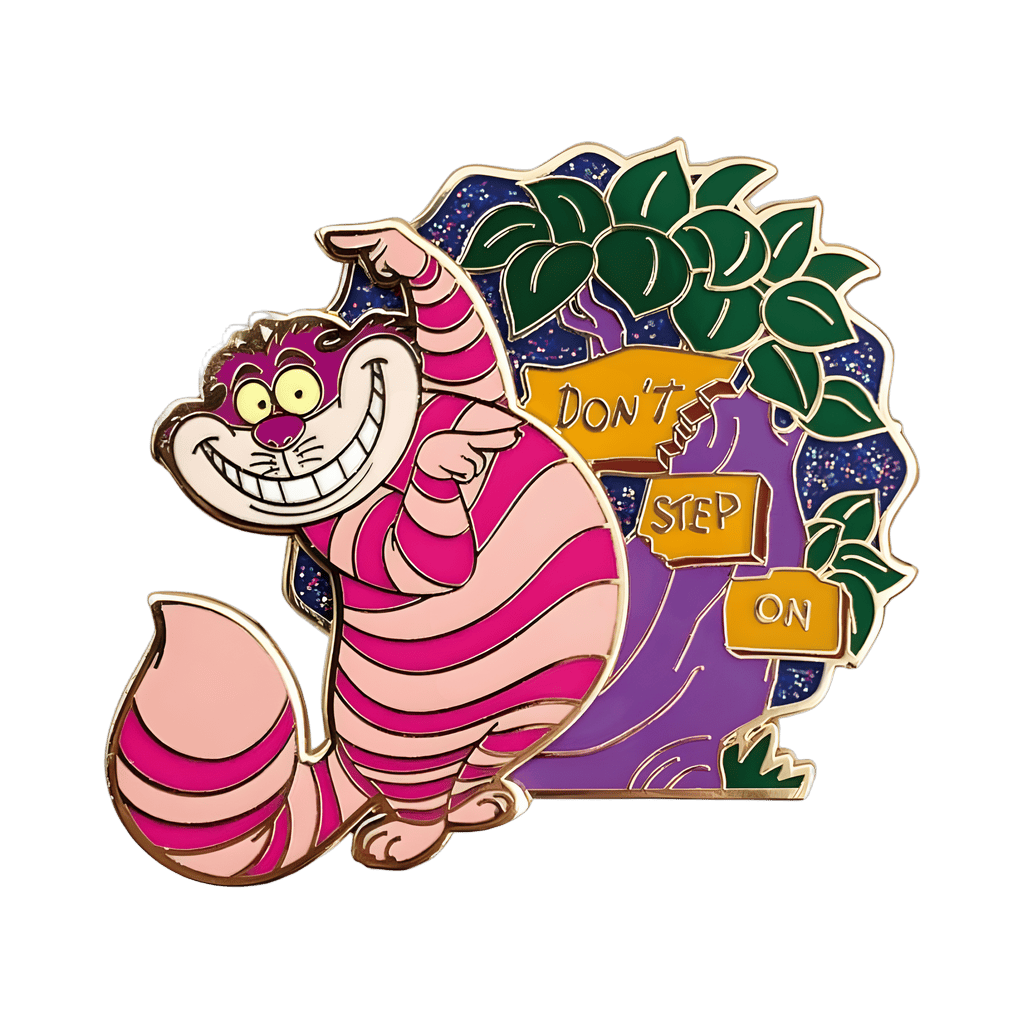 Cheshire Cat Don't Step On Disney pin