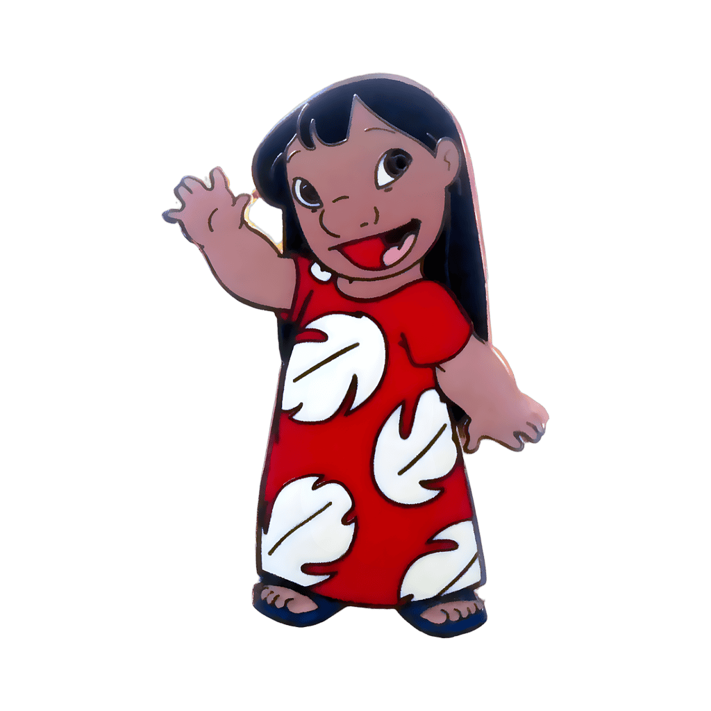 Lilo waving Disney pin