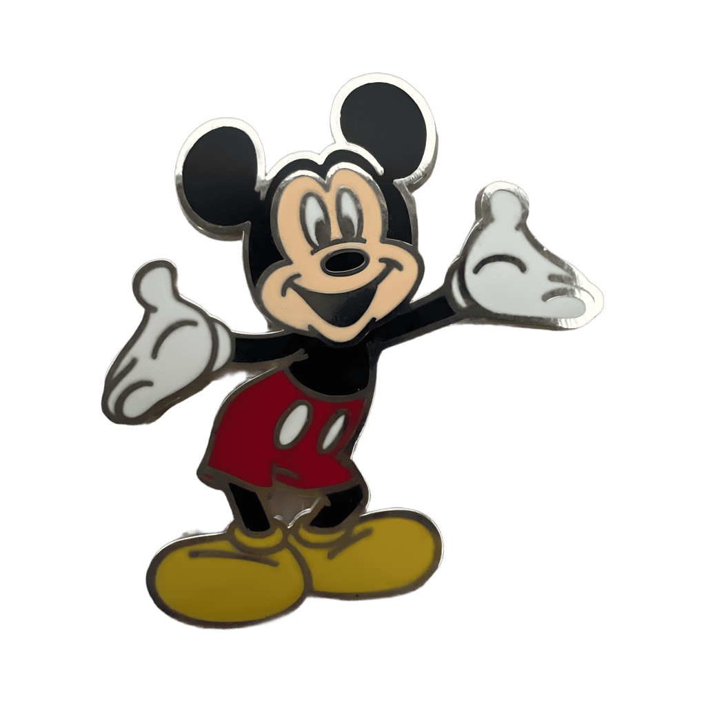 Classic Mickey with Arms Spread Disney pin