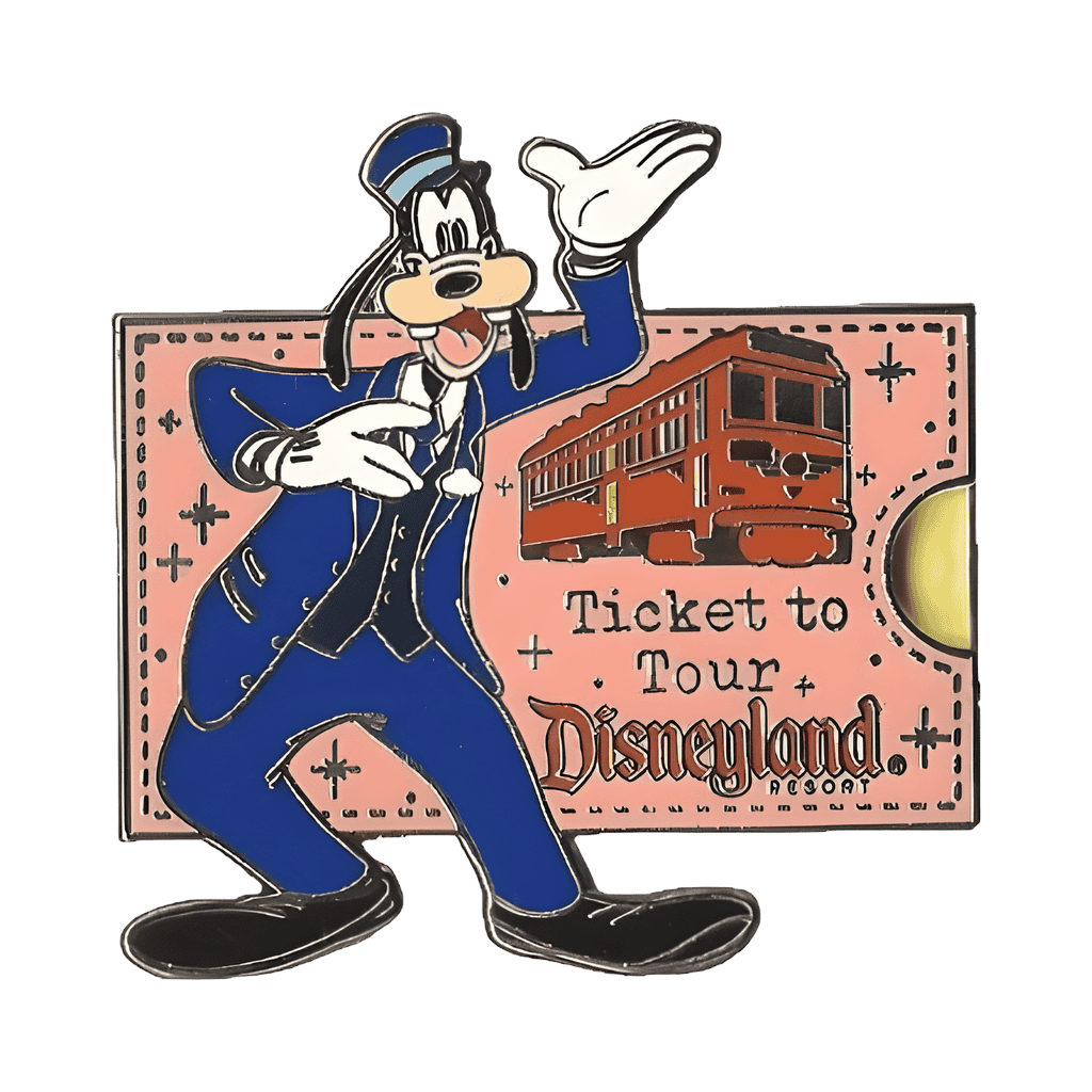 Red Car Trolley - Goofy Disney pin
