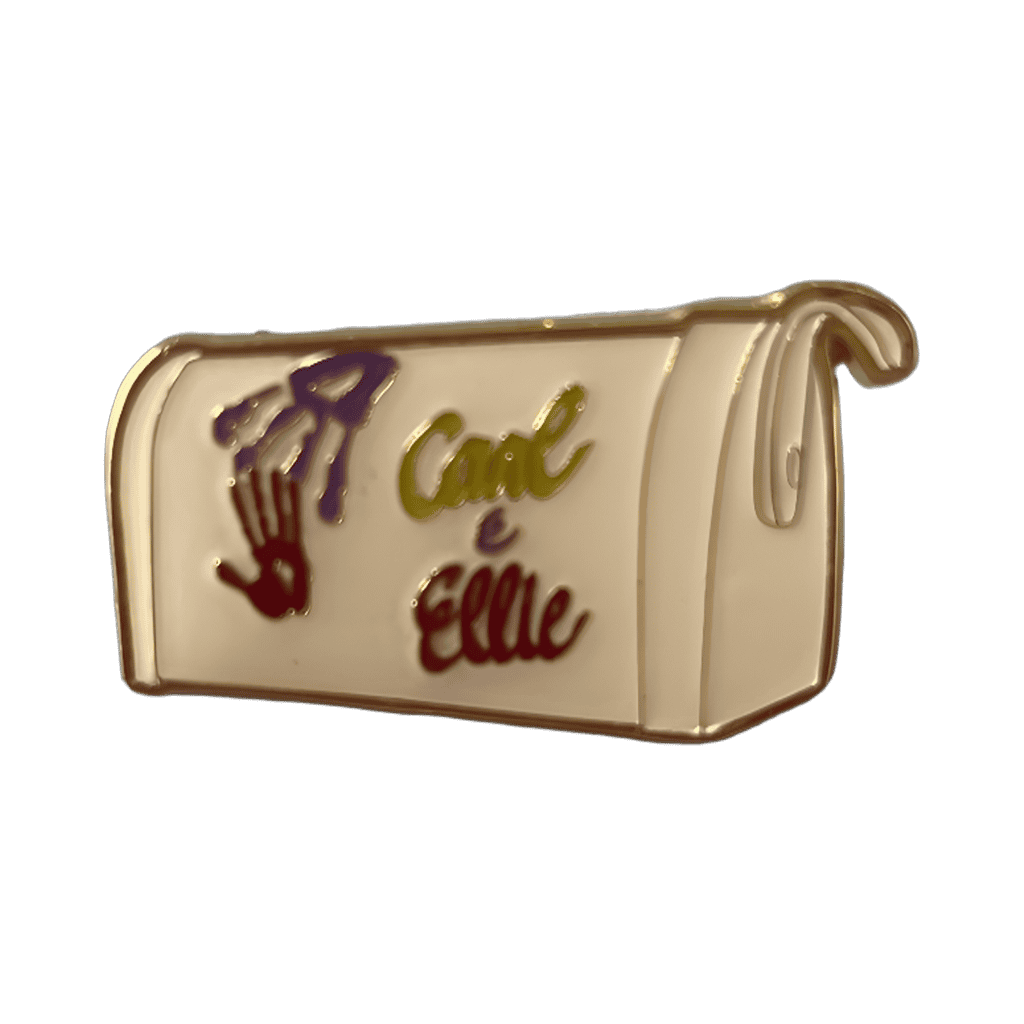 Carl & Ellie Mailbox Disney pin