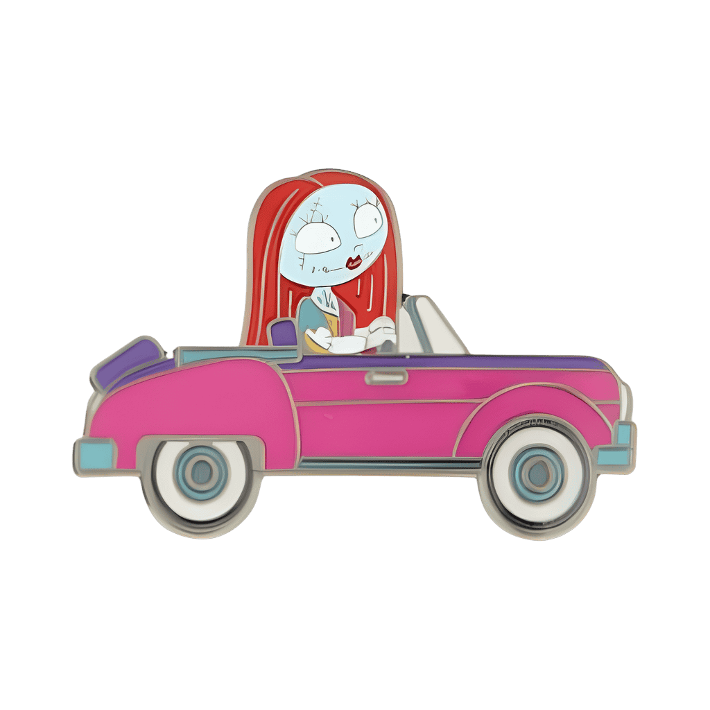 Sally in Pink Car Disney pin