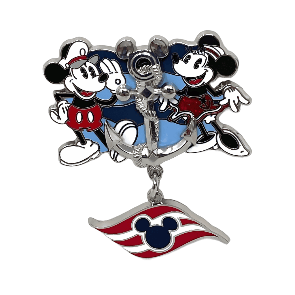 Mickey and Minnie Anchor Disney pin