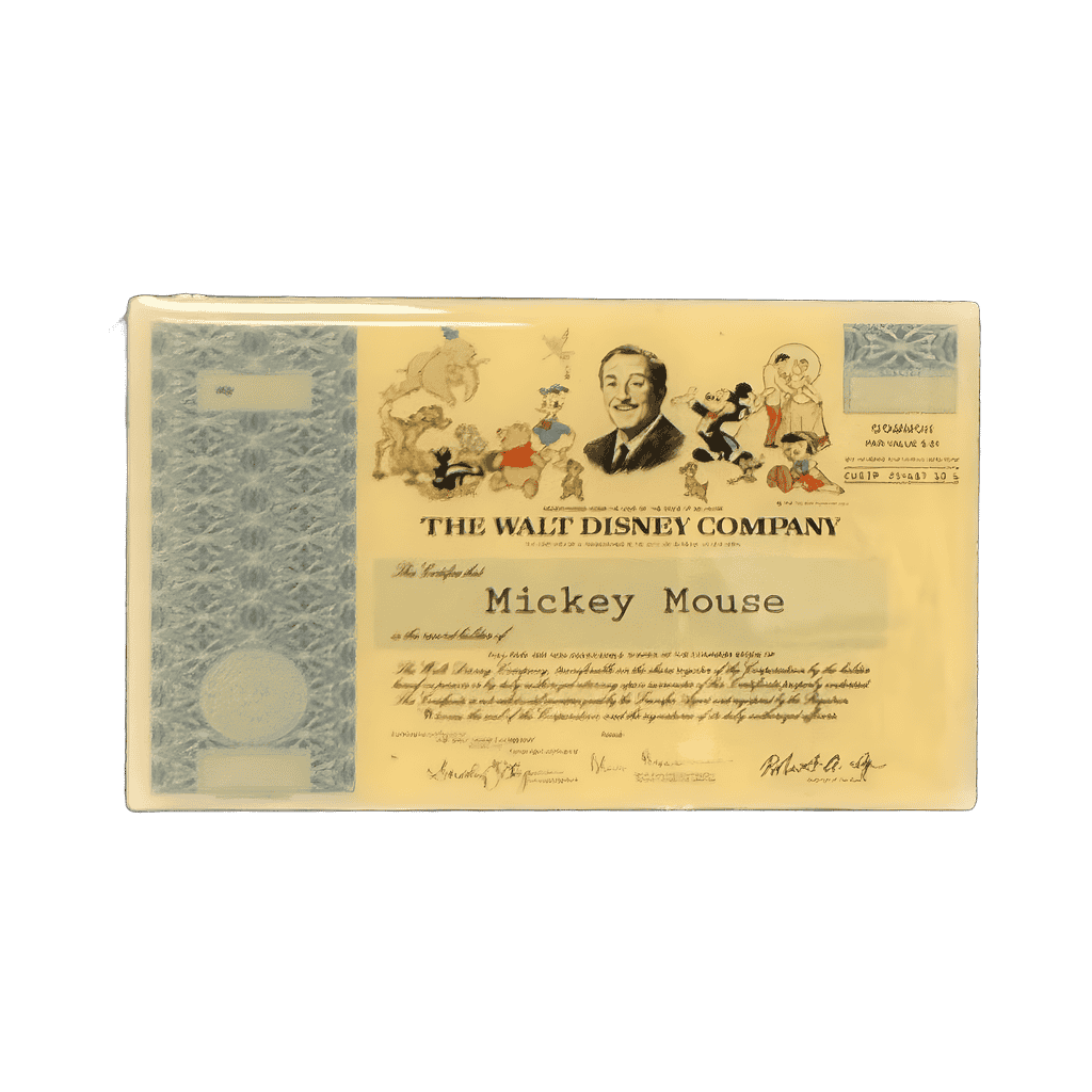 Walt Disney - Stock Certificate - 2013 Disney pin