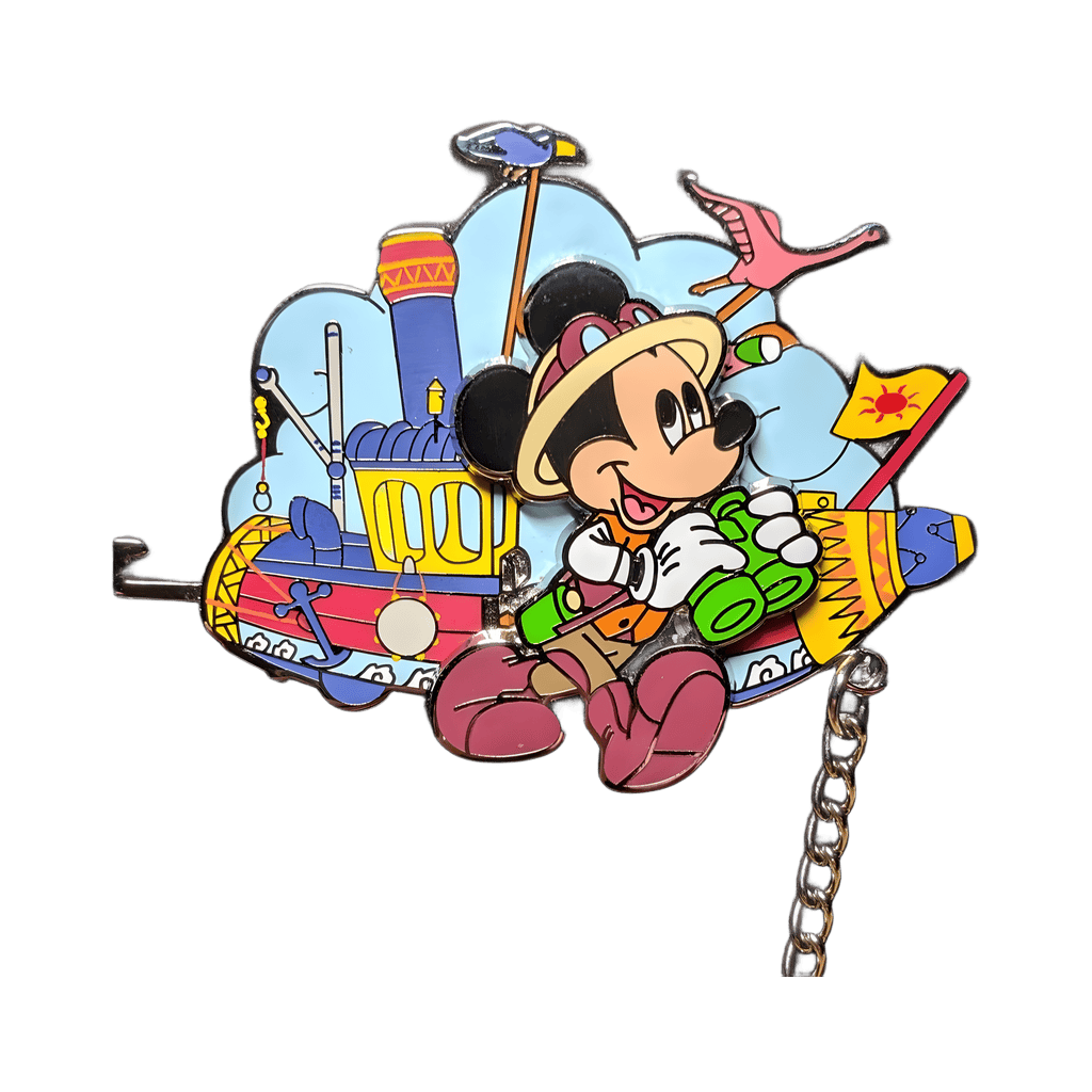 Mickey with Boat and Chain Disney pin