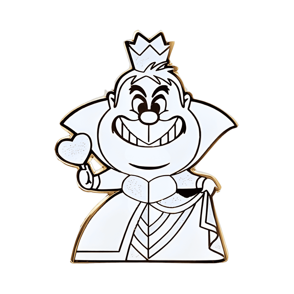Queen of Hearts White Chase Disney pin
