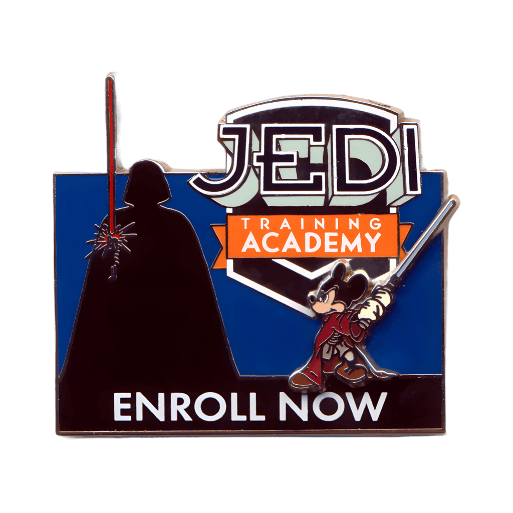 Jedi Training Academy - Darth Vader & Jedi Mickey - Enroll Now Disney pin