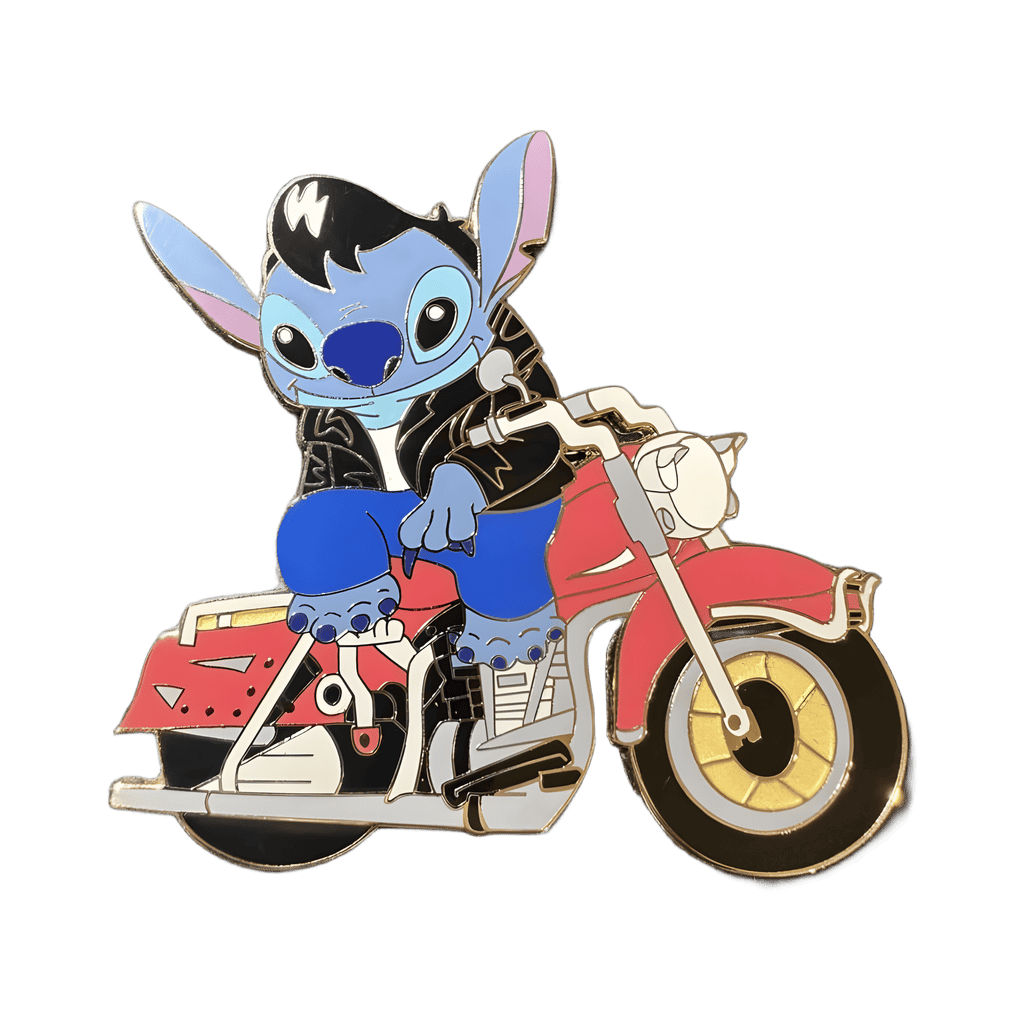 Stitch as Elvis with Motorcycle Disney pin