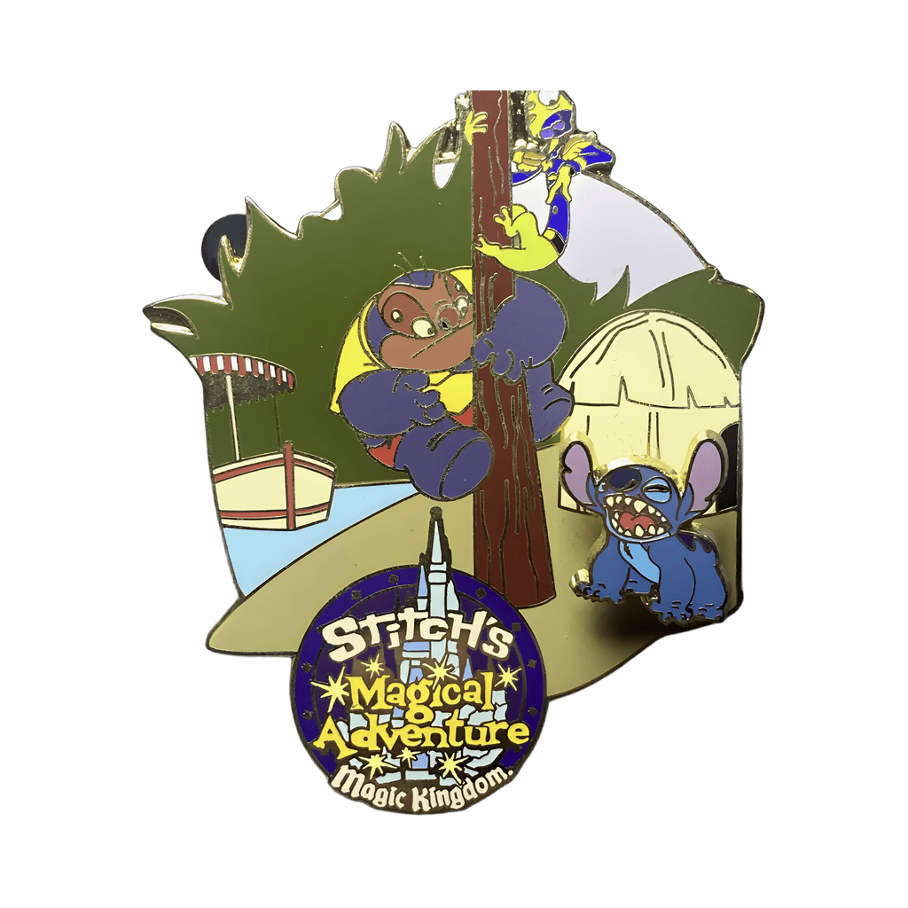 WDW Stitch on the Jungle Cruise Disney pin