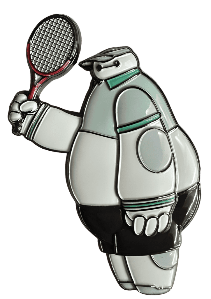 Tennis Player Baymax Disney pin