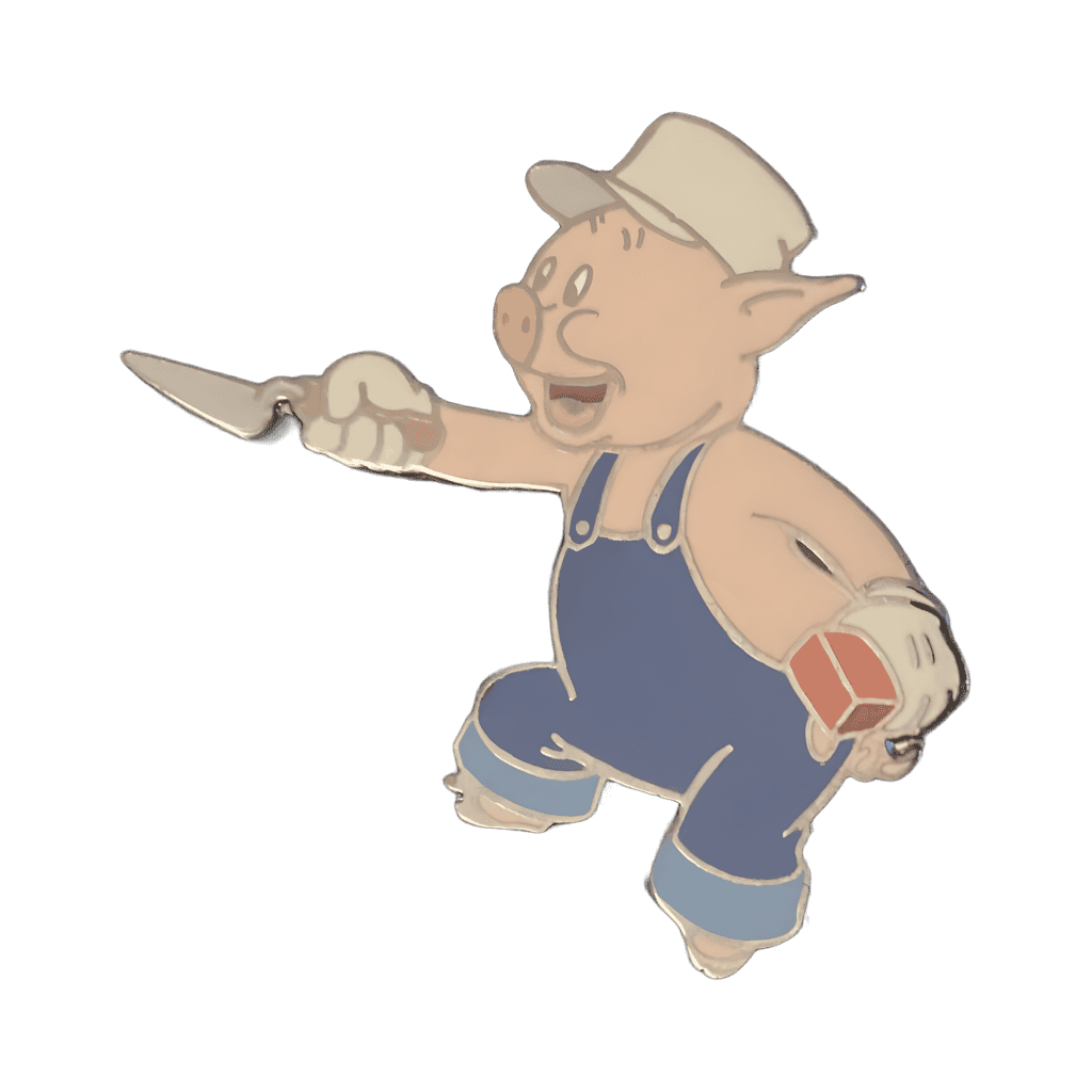 Little pig - Brick layer Disney pin