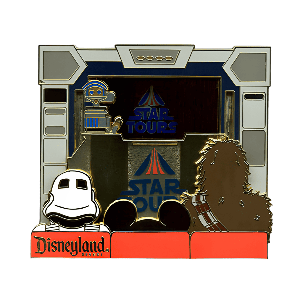 Piece of Star Tours History Jumbo Disney pin