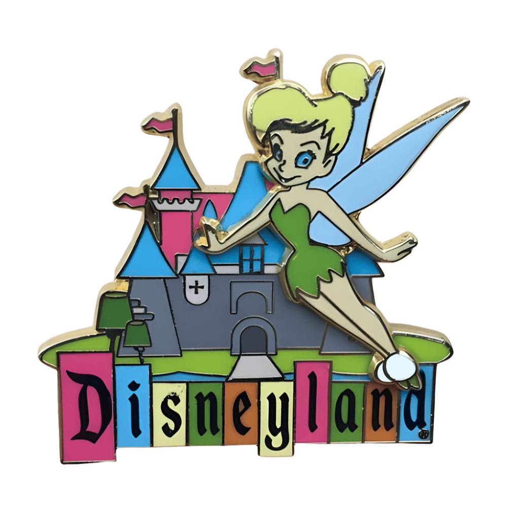 Castle and Tinker Bell Disney pin