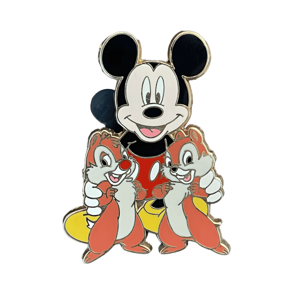 Mickey with Chip and Dale Disney pin