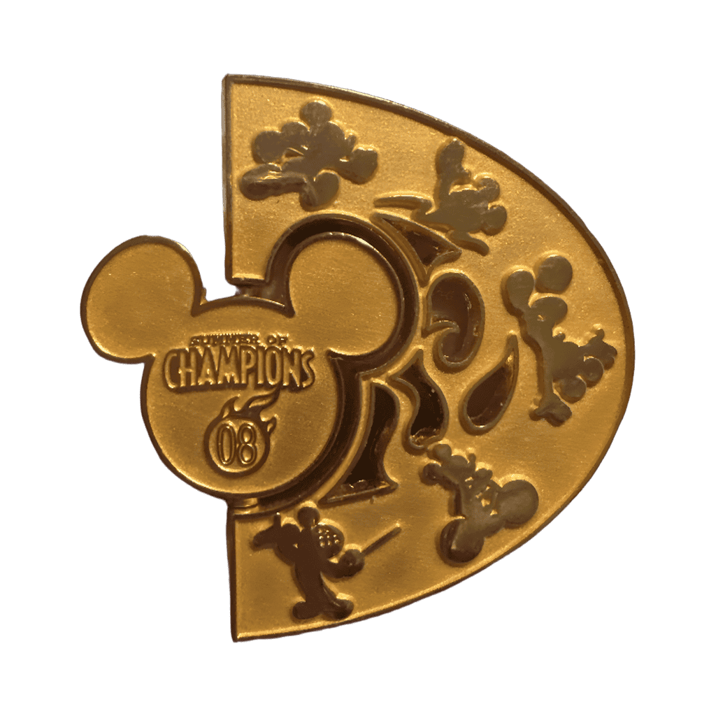 Gold Medal Spinner Disney pin