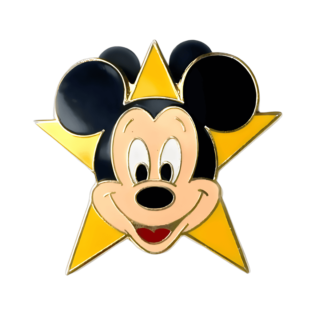Mickey Yellow Star Disney pin