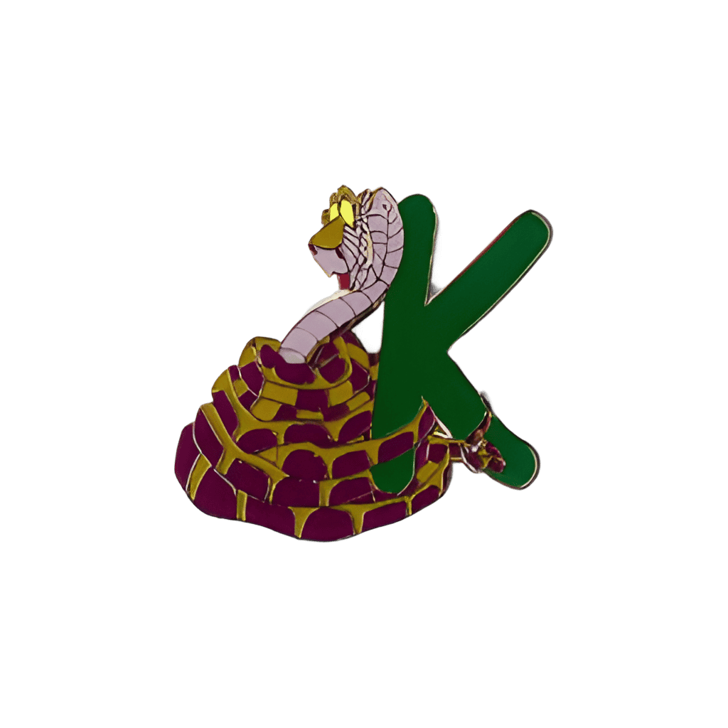 K is for Kaa Disney pin