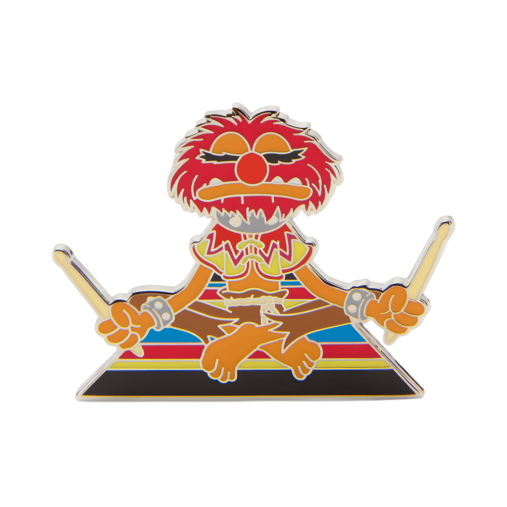 Animal Meditating with Drumsticks Disney pin