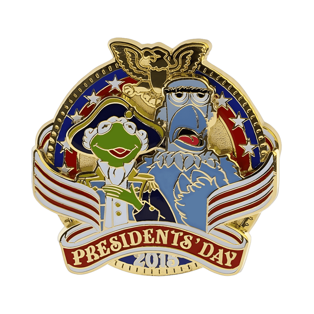 Kermit the Frog and Sam the Eagle Disney pin