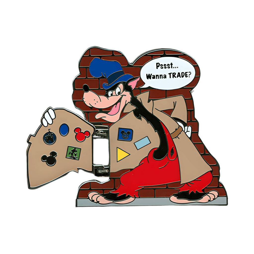 The Big Bad Wolf - Pssst... Wanna Trade? Disney pin