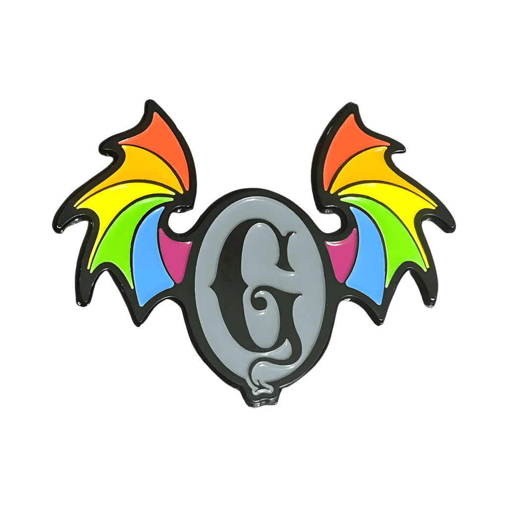 Gideon’s Logo with Rainbow Wings (pride 2024) Disney pin