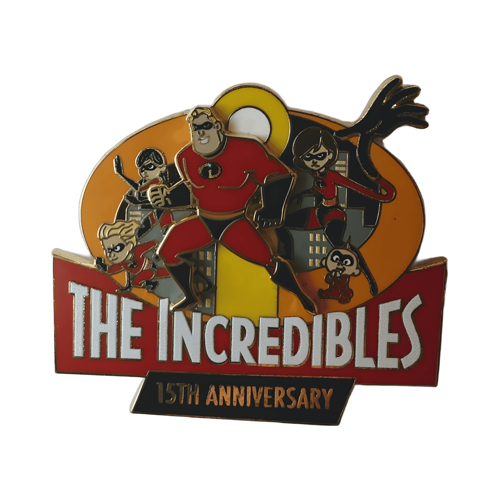 The Incredibles 15th Anniversary Disney pin