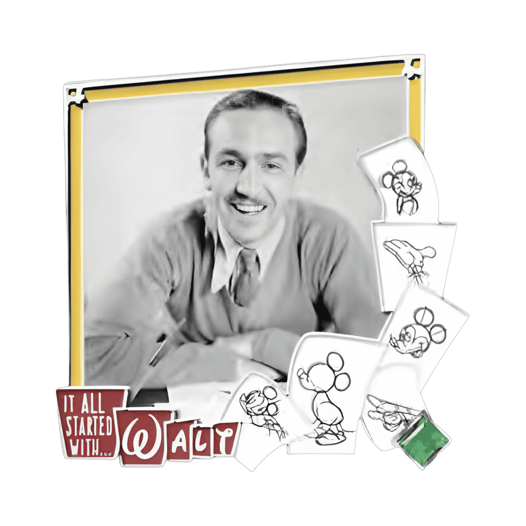Walt Disney - Extra! Extra! Series - It All Started With Walt - Sketches Disney pin