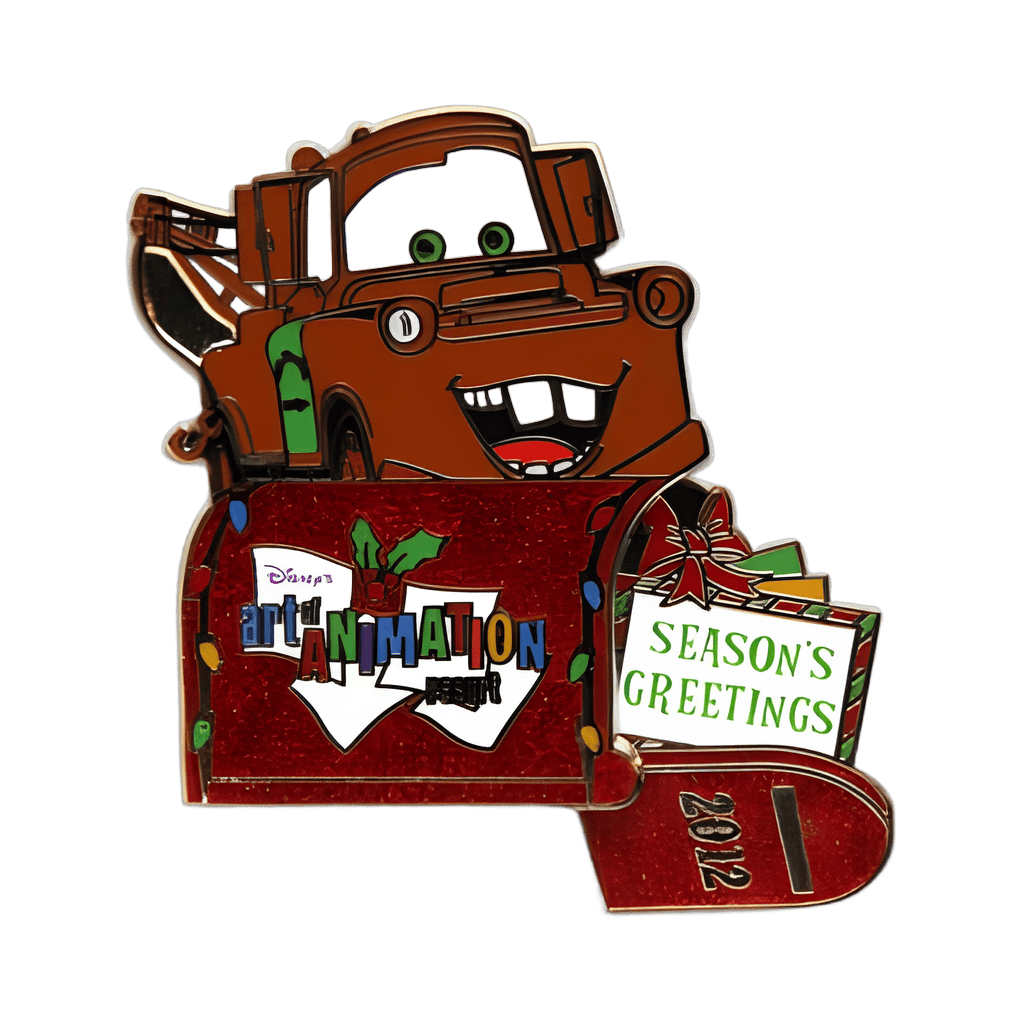 Disney's Art of Animation Resort - Tow Mater - Season's Greetings Disney pin