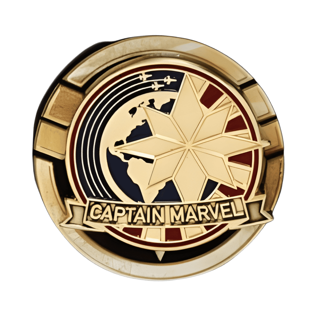 Captain Marvel Shield Pin Disney pin