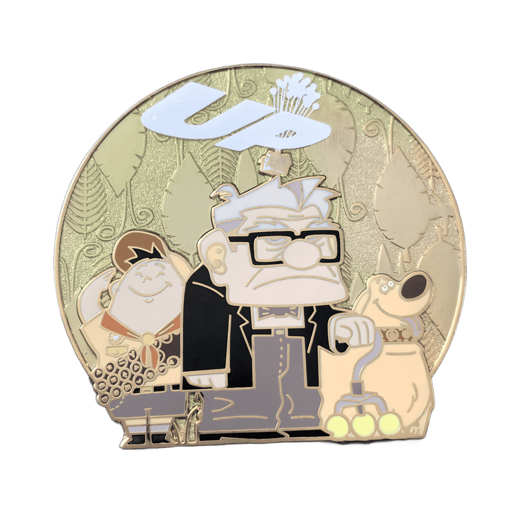 Logo- Carl, Russell, & Dug Disney pin