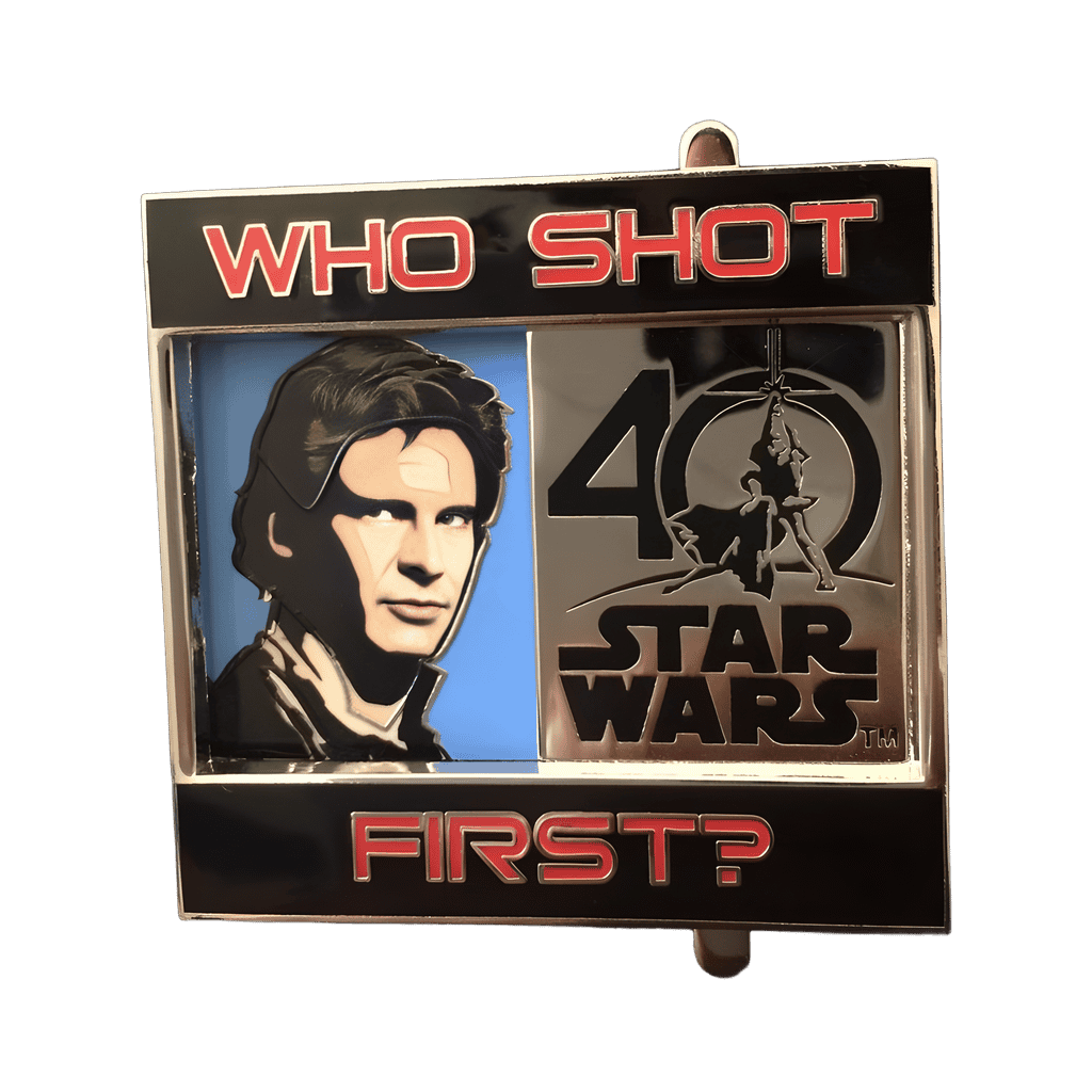 Who Shot First? Disney pin