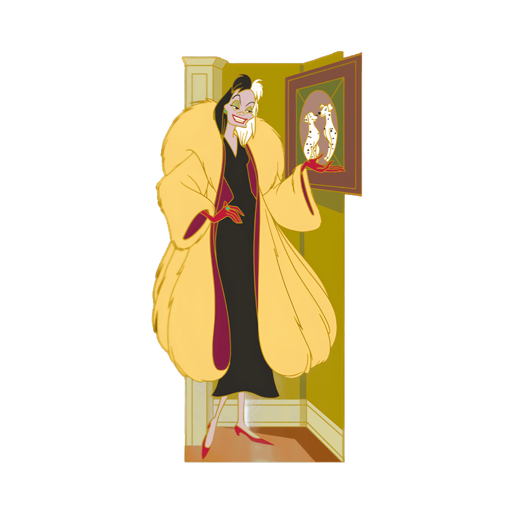 Cruella de Vil Disney pin