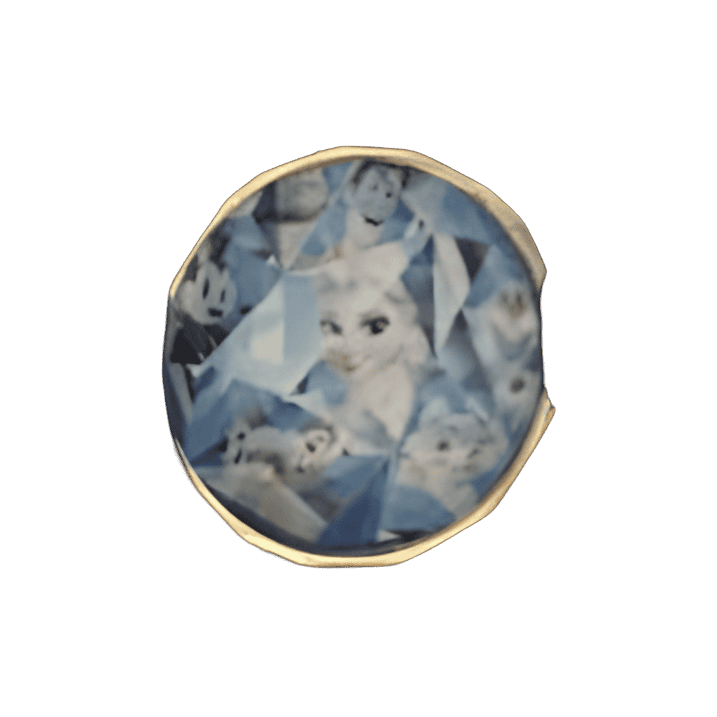 Faceted Round Pin Disney pin