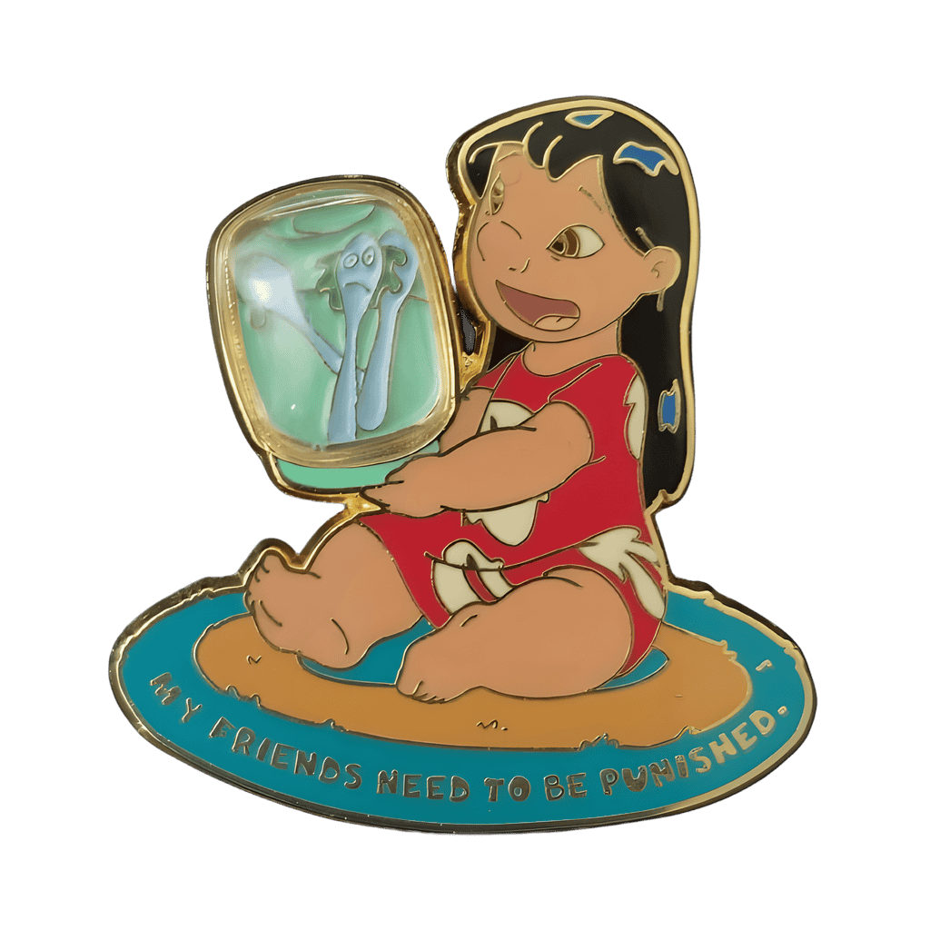 Lilo with Spoons in Jar Disney pin