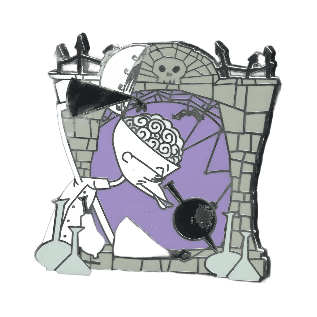 Dr. Finkelstein Scratching Brain Disney pin
