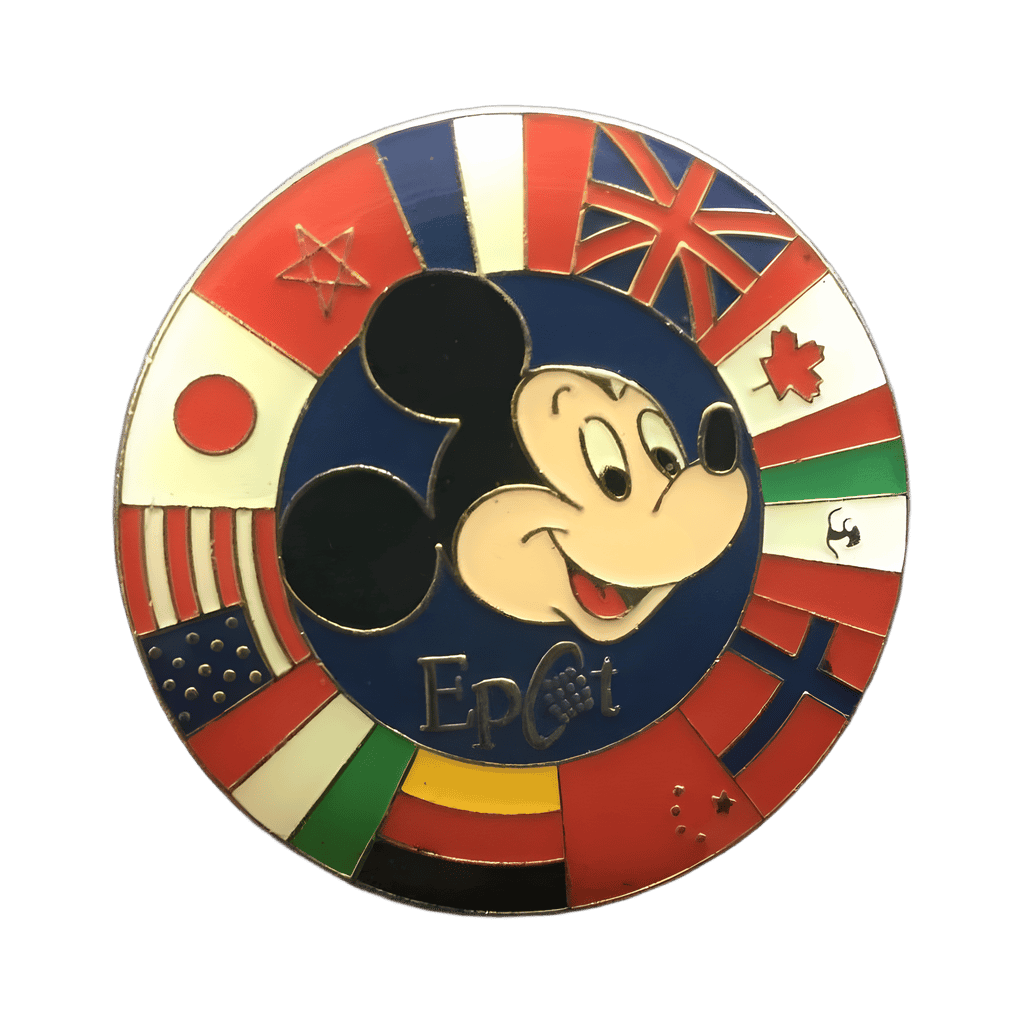 Mickey with Circle of Country Flags (2000) Disney pin