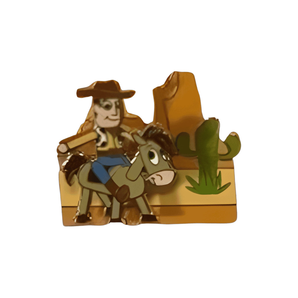 Woody and Bullseye Disney pin