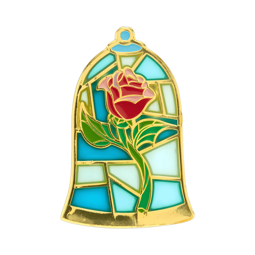 Beauty And The Beast Mosaic Rose Disney pin