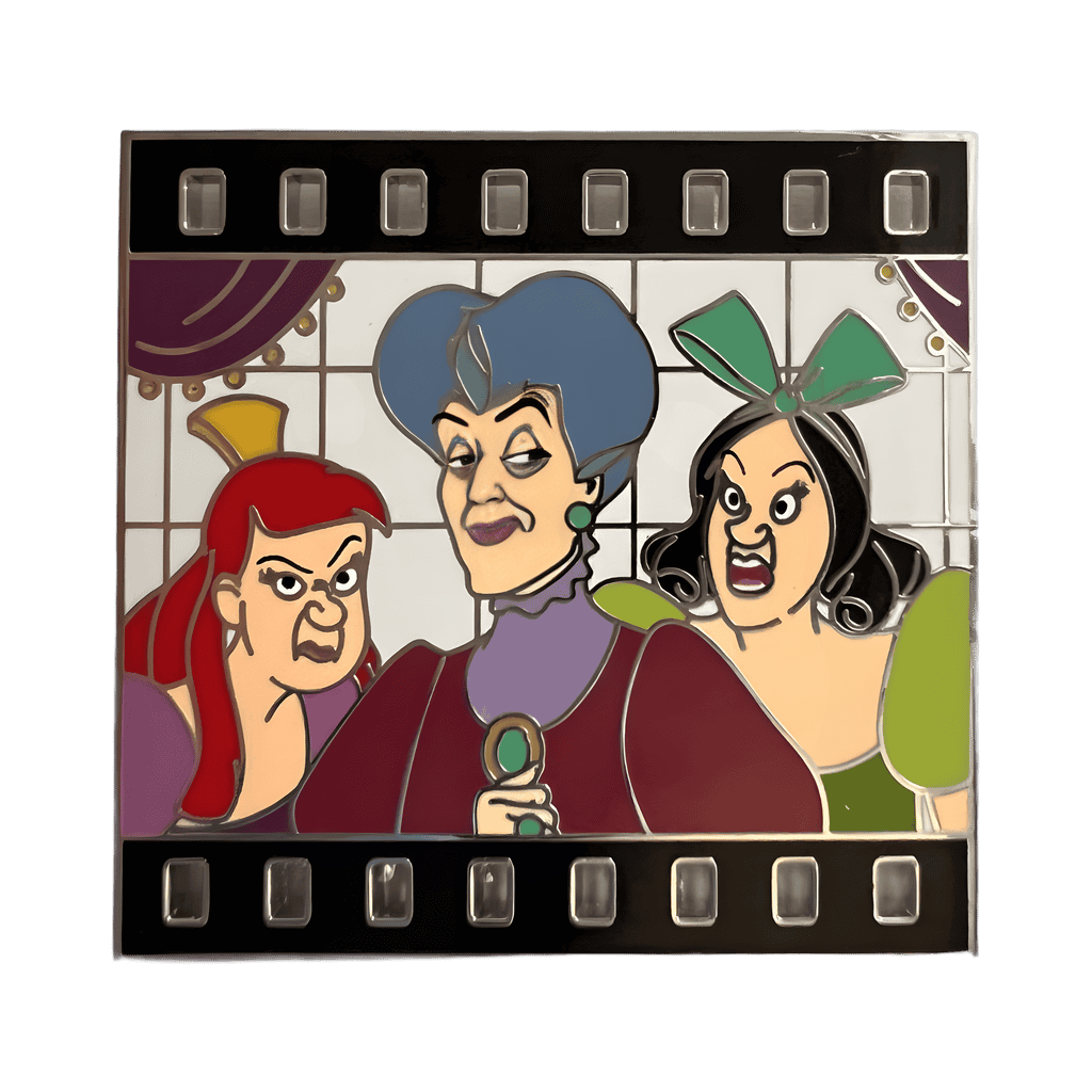 Lady Tremaine, Anastasia and Drizella Disney pin